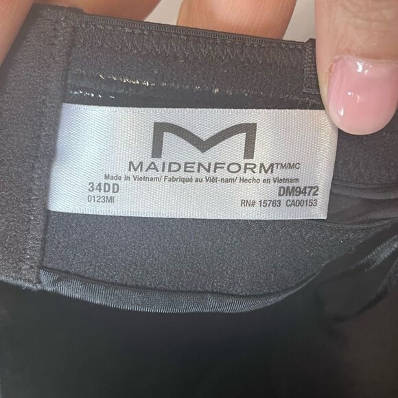 NWT Maidenform | DM9472 Black strapless Bra 34DD - Picture 5 of 5